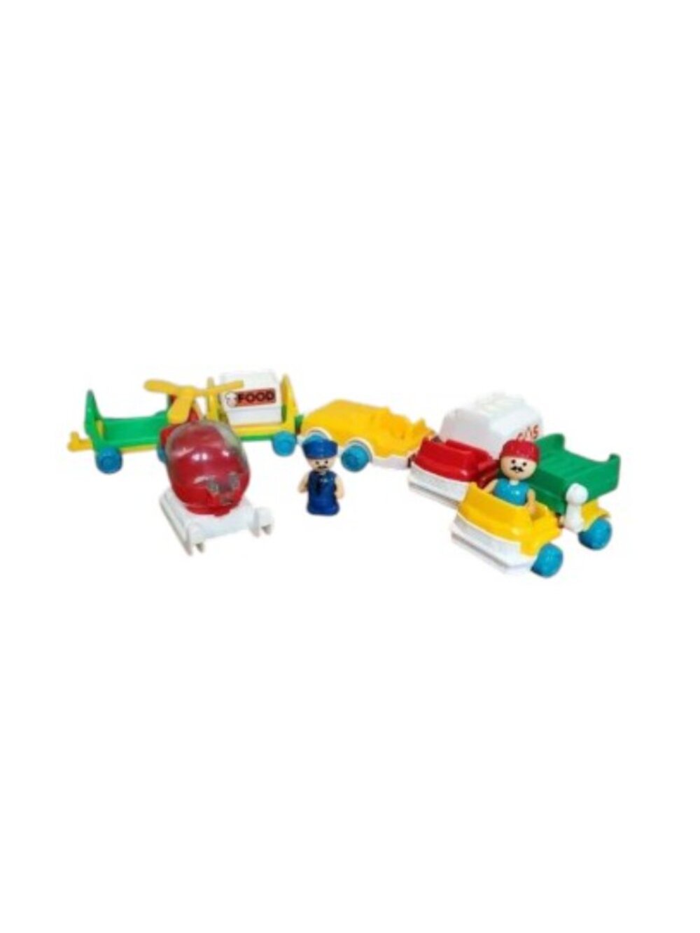 Vintage Playskool Lil Playmates Vehicles Figures and Accessories 1980's